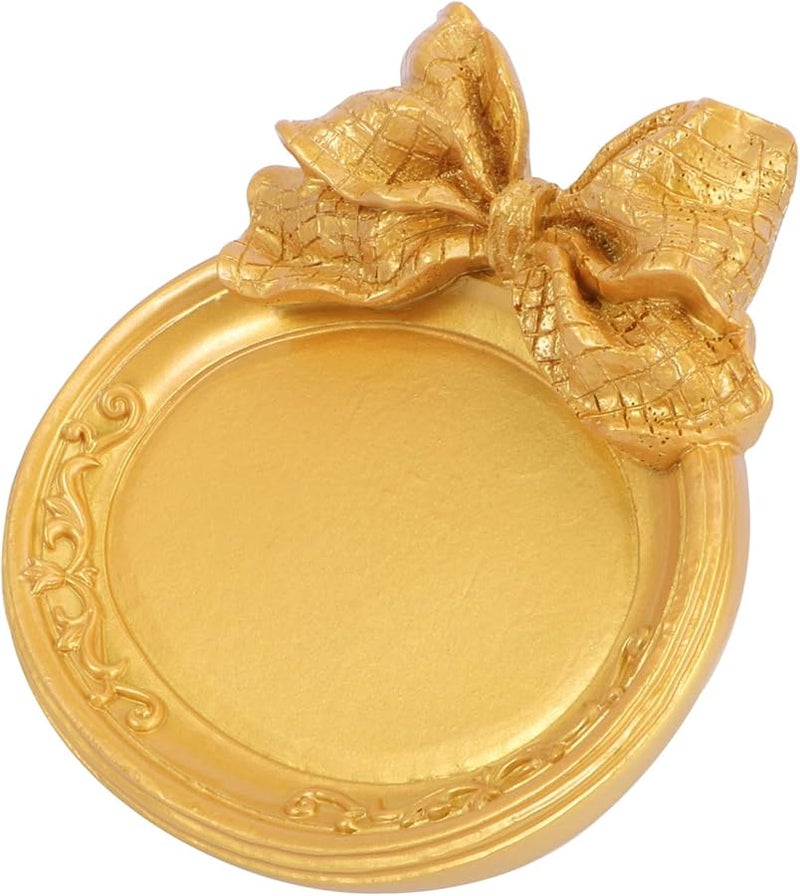 GLEAVI Retro Golden Desktop Ornament Set of 2 European Design Home Office Decor - Image 3